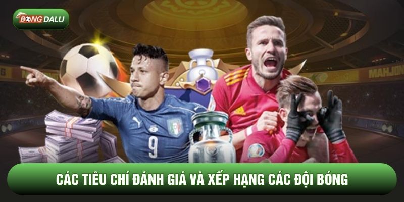Các tiêu chí đánh giá và xếp hạng các đội bóng